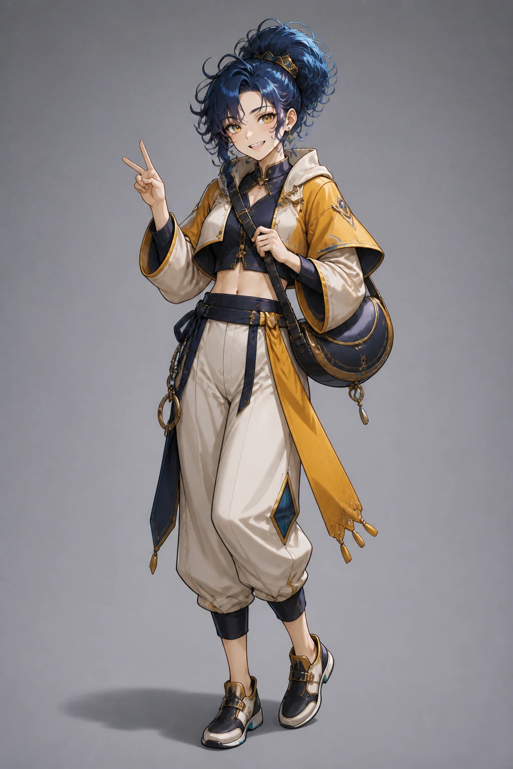 Nika Oren full-body character study